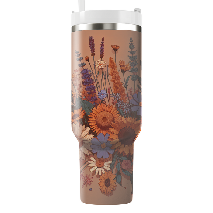 Boho Blossom Fusion  Custom Tumblers