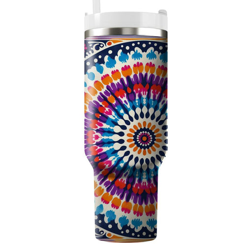 Vivid Tie-dye Burst  Tumbler Cups