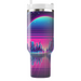 Neon Horizon  Personalized Tumblers