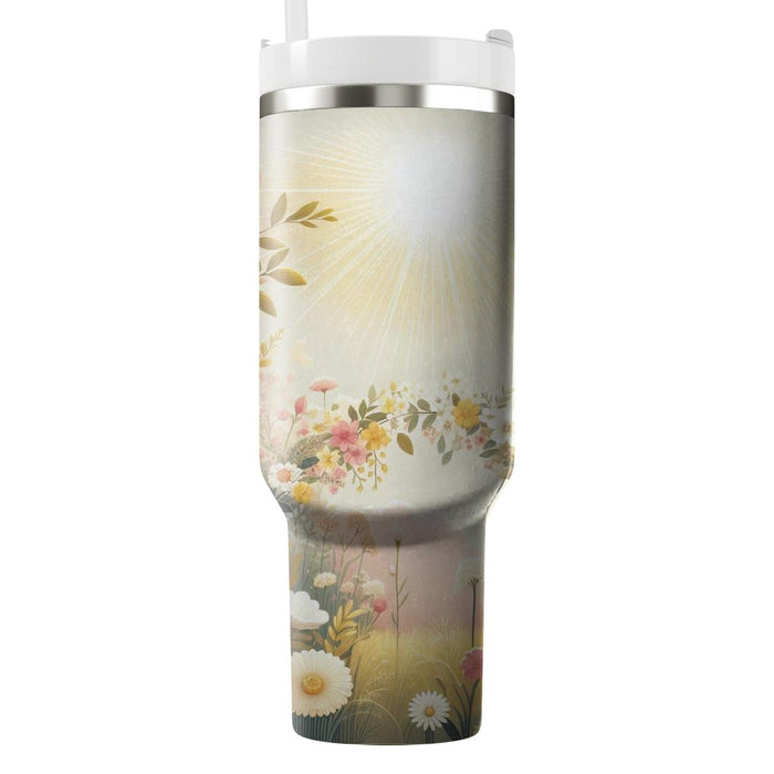 Sunkissed Floral Dreams  Decorative Tumblers