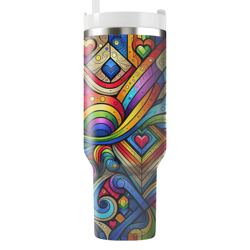 Kaleidoscope Of Joy - Pride Month  Decorative Tumblers