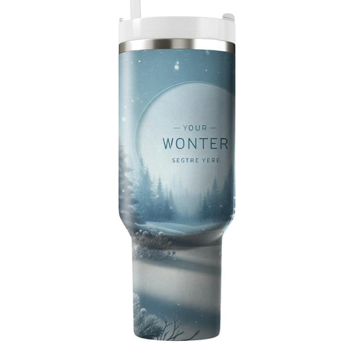 Winter Forest Escape  Tumblers With Lids