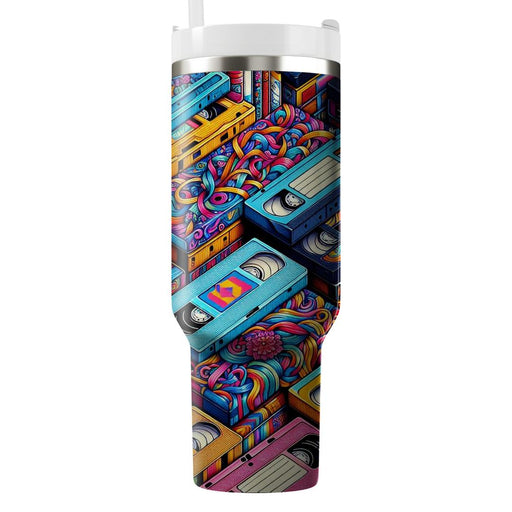 Vhs Tape Nostalgia  Personalized Tumblers