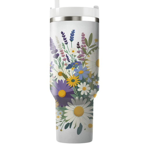 Whimsical Floral Dreams  Tumblers With Lids