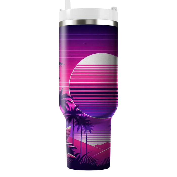 Synthwave Paradise  Tumblers For Gifts