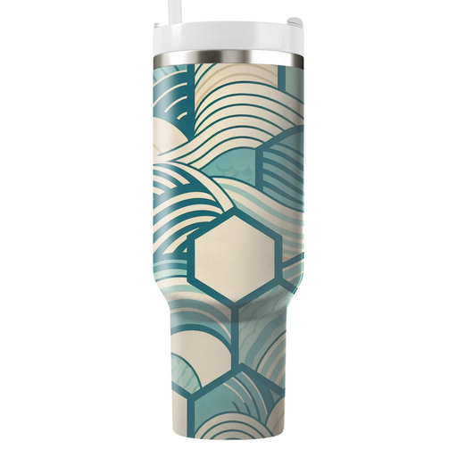 Hexagonal Harmony  Unique Tumblers