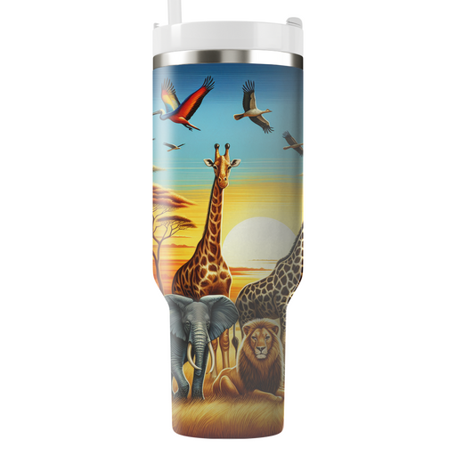 Wildlife Safari Adventure  Tumblers With Lids