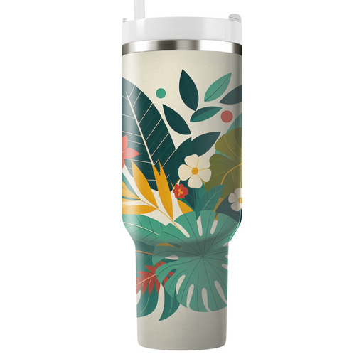 Funky Botanical Garden Unique Tumblers