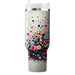 Funky Dot Burst  Personalized Tumblers