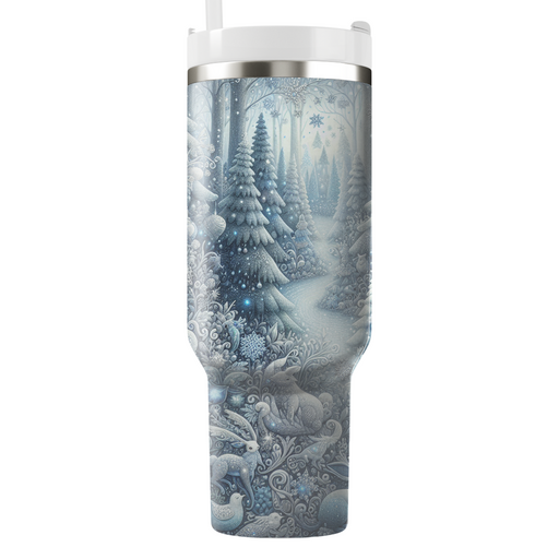 Winter Magical Forest  Custom Tumblers