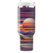 Abstract Sunsets Travel Tumblers