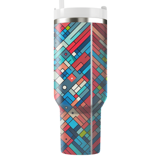 Stained Glass Geometry  Custom Tumblers