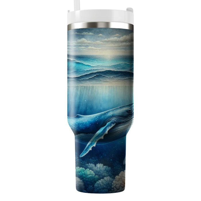 Gentle Whale Journey  Tumbler Cups