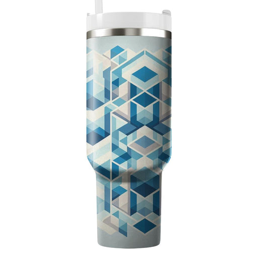 Geometric Facets  Travel Tumblers