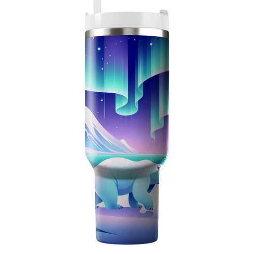 Winter Polar Bear Dreams  Insulated Tumblers