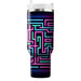 Abstract Neon Lines  Travel Tumblers