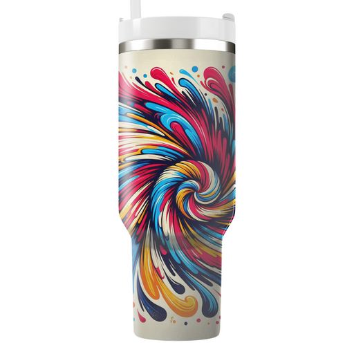 Groovy Tie-dye Explosion  Custom Tumblers