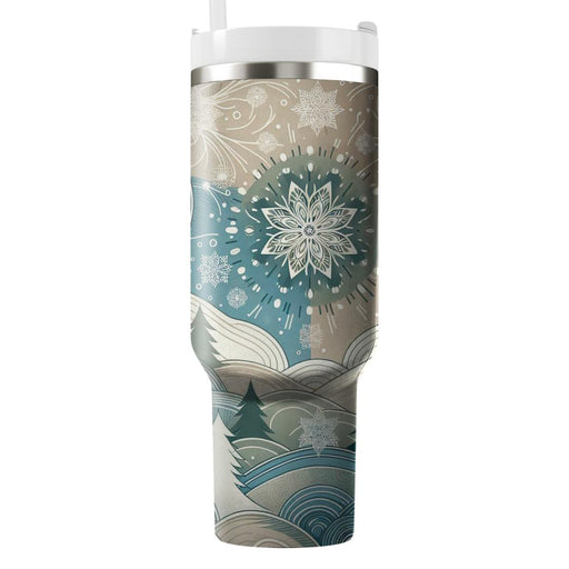 Zen Christmas Serenity Travel Tumblers