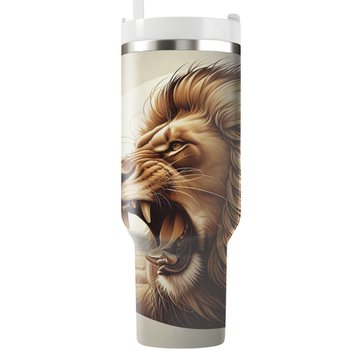 Majestic Lion Roar  Tumbler Cups