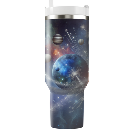 Galactic New Year - A Cosmic Countdown  Travel Tumblers