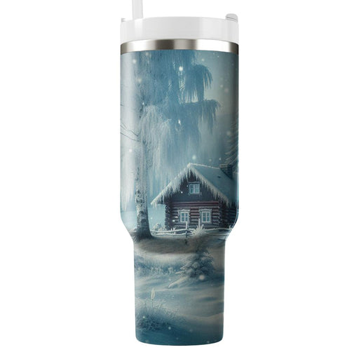 Winter Snowscape Serenity  Insulated Tumblers