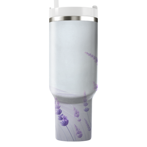 Serene Lavender Fields  Travel Tumblers