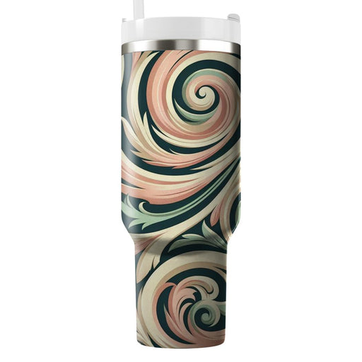 Vintage Floral Swirl  Tumblers For Gifts