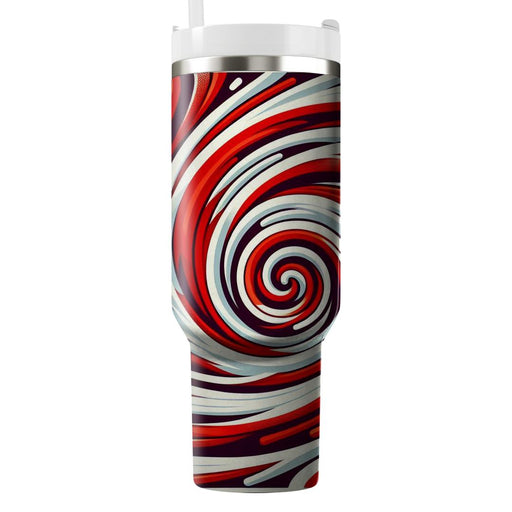 Vivid Spiral Geometry  Unique Tumblers