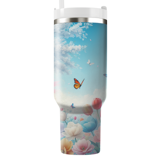 Spring Awakening Blossoms  Tumblers With Lids