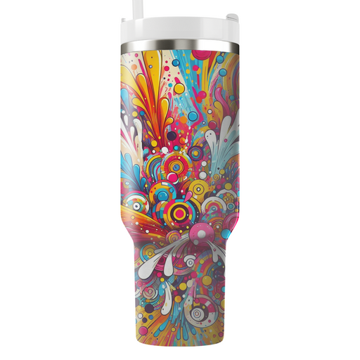 Vibrant Visions - A Holi Festival  Tumbler Cups