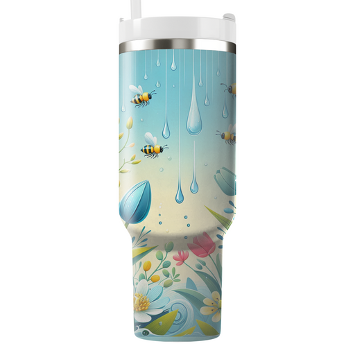 Spring Rainfall Delight  Tumbler Cups