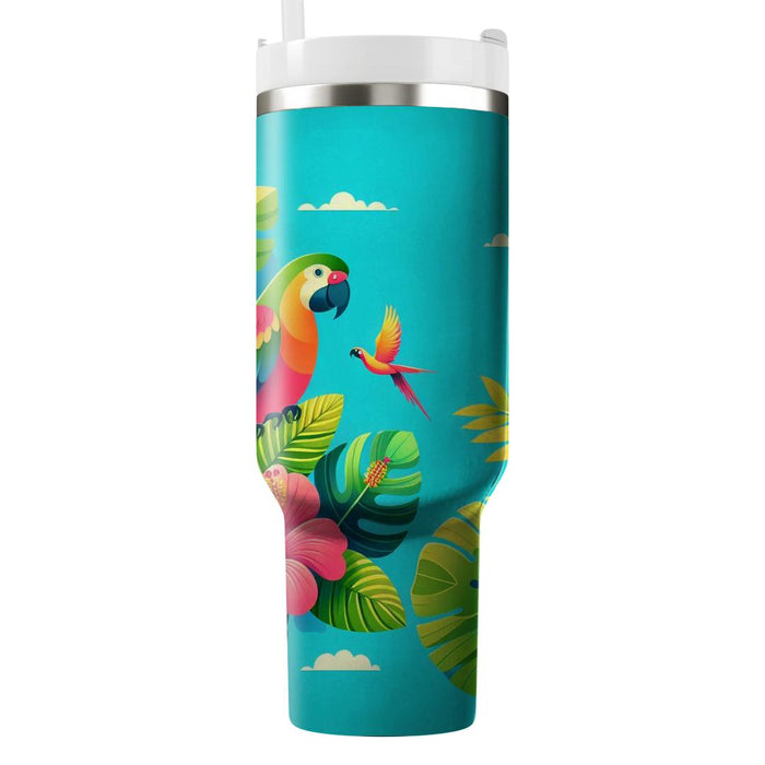 Tropical Summer Bliss  Travel Tumblers