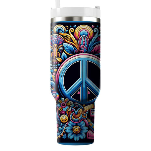 Woodstock Peace  Travel Tumblers