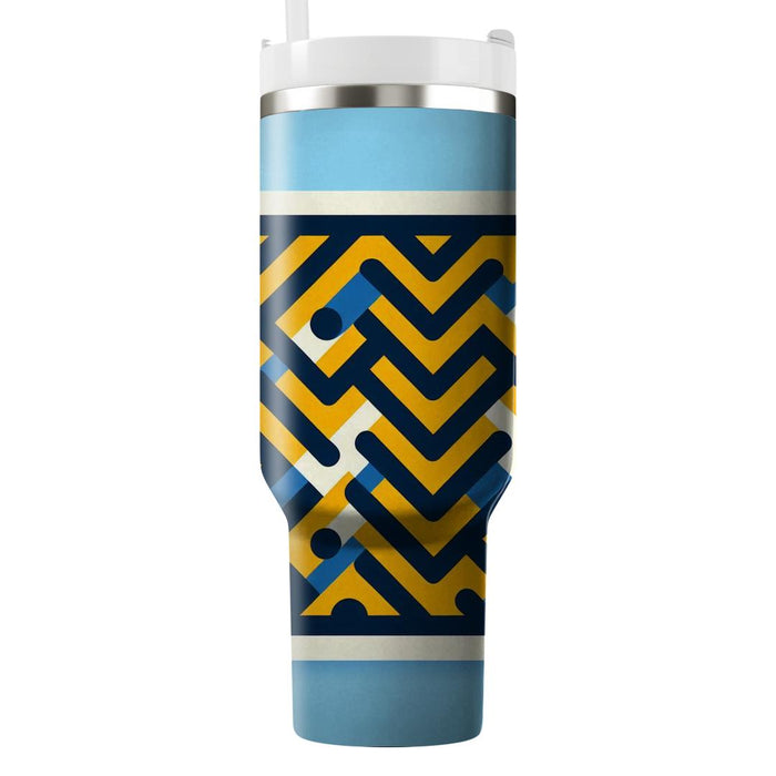 Zigzag Pattern  Insulated Tumblers