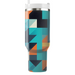 Bold Color Block Pattern  Insulated Tumblers