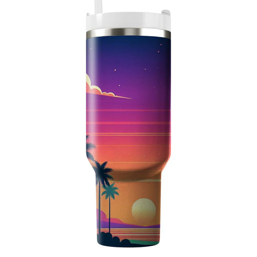 Sunkissed Palm Paradise  Decorative Tumblers