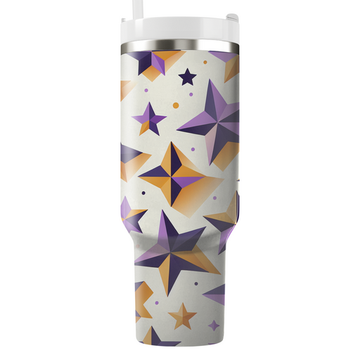 Modern Geometric Stars Decorative Tumblers