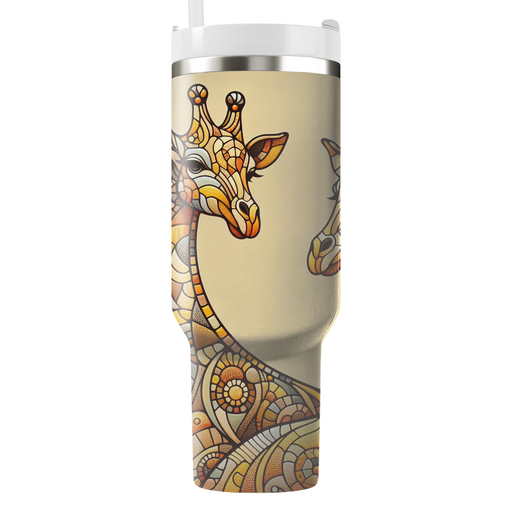 Whimsical Giraffe Patterns  Personalized Tumblers