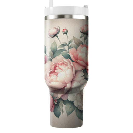 Vintage Floral Watercolor  Insulated Tumblers