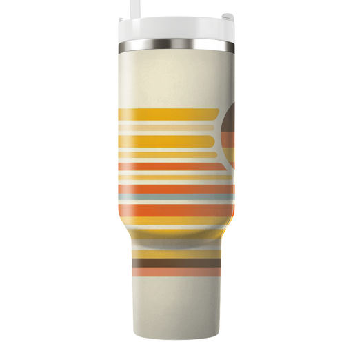 Sunshine Stripes Travel Tumblers