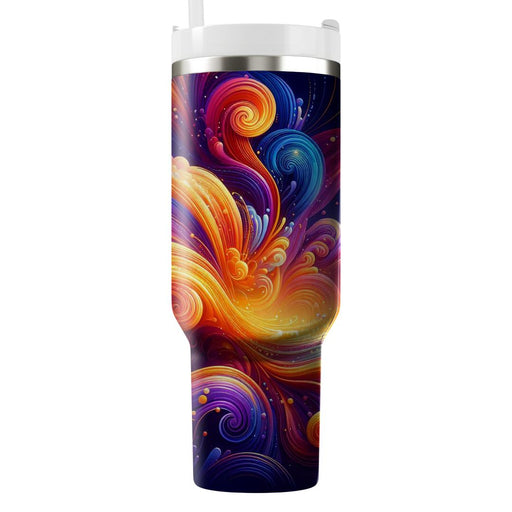  Swirls  Travel Tumblers