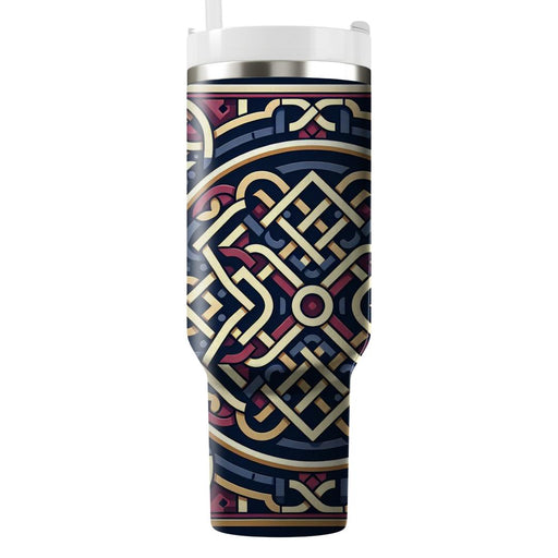 Geometric Interlock  Travel Tumblers