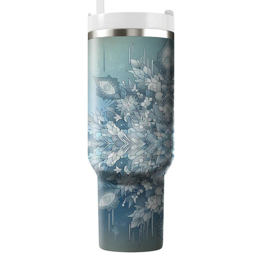 Winter Magic Mosaic  Custom Tumblers