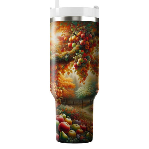 Autumn Orchard Stroll  Insulated Tumblers