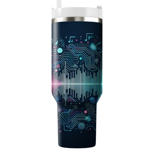 Techno Neon  Custom Tumblers