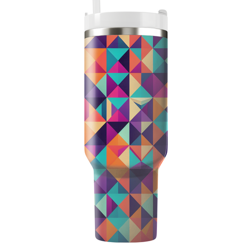 Bold Triangular Mosaic  Unique Tumblers