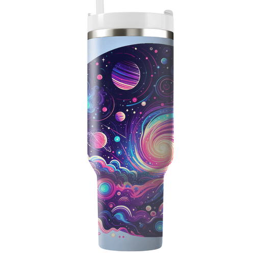 Galactic Neon Dreams  Personalized Tumblers