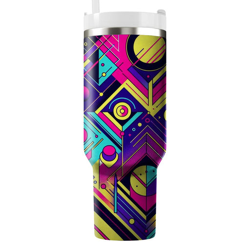 Geometric Neon  Unique Tumblers