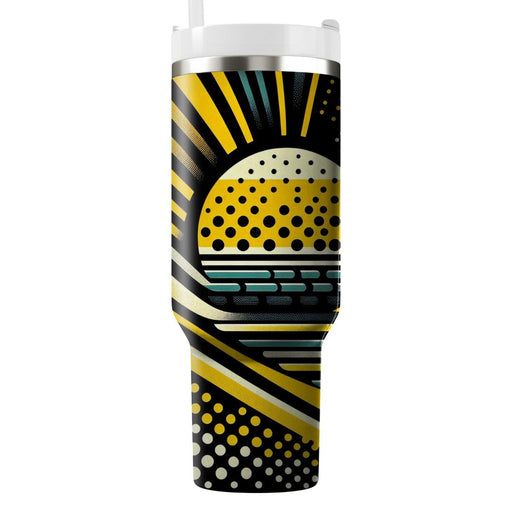 Bold Stripes And Dots  Tumbler Cups