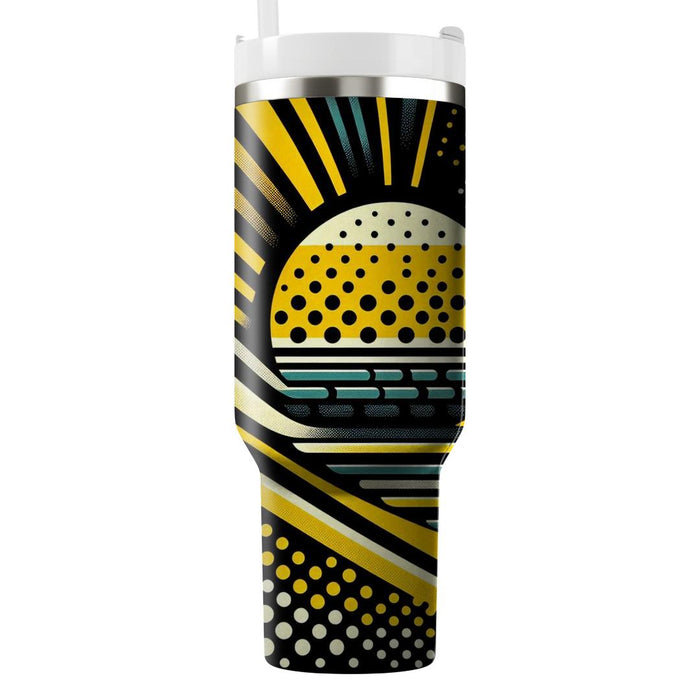 Bold Stripes And Dots  Tumbler Cups